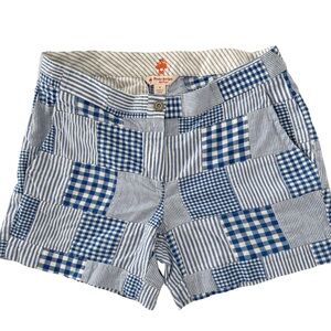 Brooks Brothers Women’s Shorts 100% COTTON Patchwork Size 4 Beachy Preppy